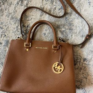 Michael Kors Large Leather Satchel